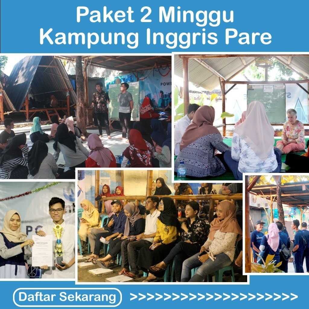 Paket 2 Minggu kampung inggris